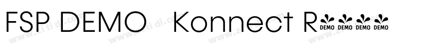 FSP DEMO   Konnect R字体转换